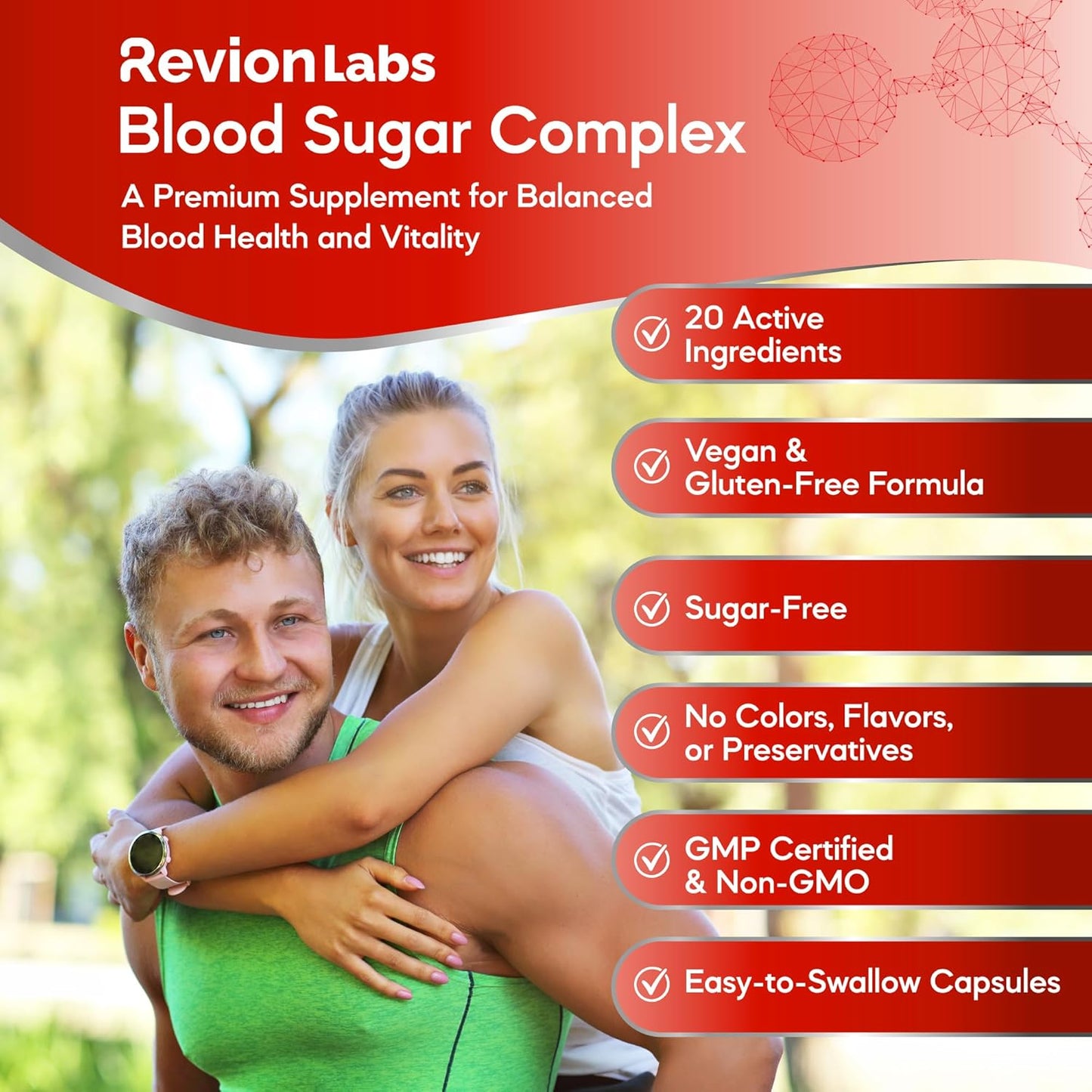 RevionLabs Blood Sugar Complex Support Supplement